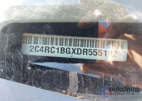 2013 Chrysler Town & Country Touring из США, поврежденный, VIN 2C4RC1BGXDR555192